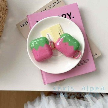 趣味 西瓜 拼色 ins風 適用Airpods4保護套 1/2/3/4代保護殼 pro2蘋果耳機殼 pro全包軟殼