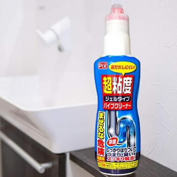 〔本野有限公司〕日本獅子化學超黏度凝狀水管清潔劑400g -4入