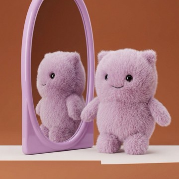 BON TON TOYS｜閃皮ECO填充玩偶-丁香紫 25cm