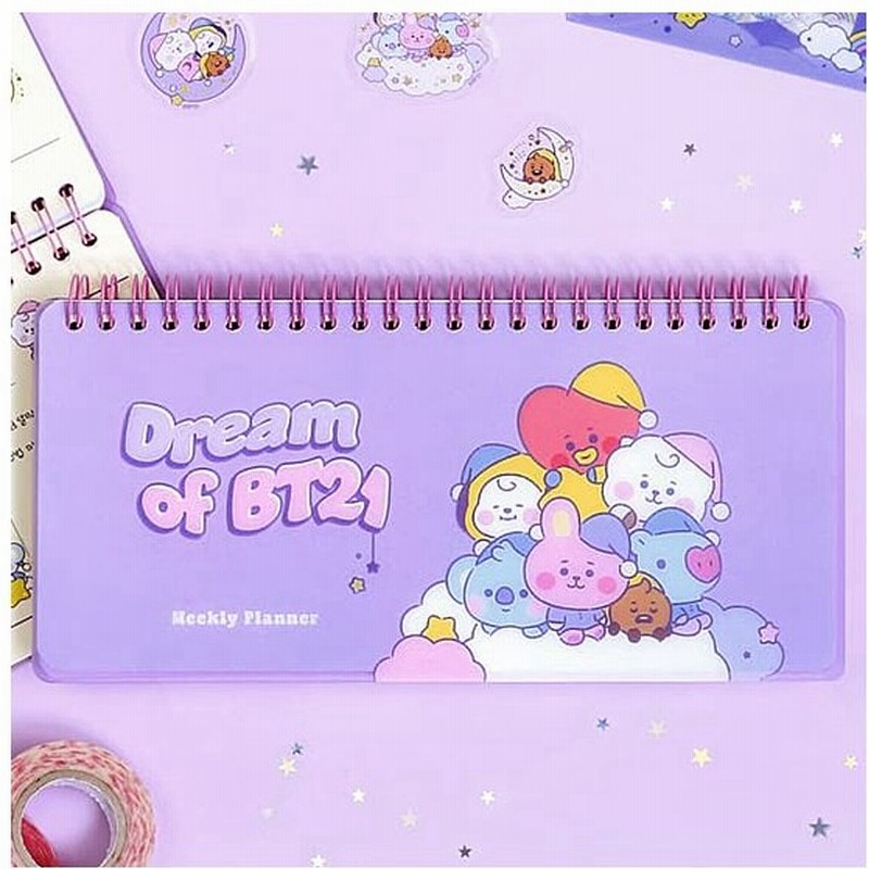 Bt21 ベビー ウィークリー プランナー Dream 韓国文具 文房具 カレンダー スケジュール かわいい 防弾少年団 公式 通販 Lineポイント最大0 5 Get Lineショッピング