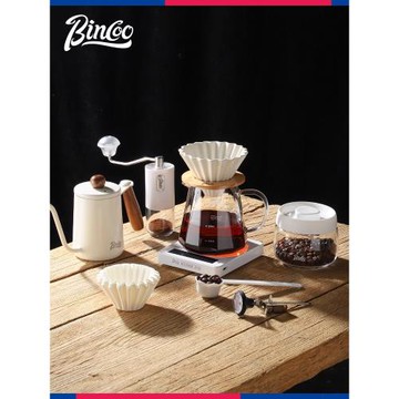 Bincoo日式手沖咖啡壺套裝V60陶瓷濾杯分享壺手沖壺家用咖啡器具