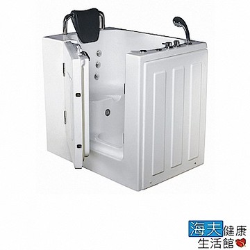 海夫健康生活館 開門式浴缸 103-T 恆溫水柱按摩款 (98*69*92cm)