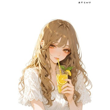 【8 月新款】07-139-0007 人物貼紙 簡約夏日女孩