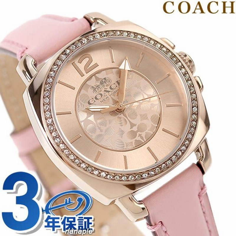 COACH ゴールド アナログクォーツ時計