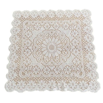 仿手工造型電腦蕾絲桌布