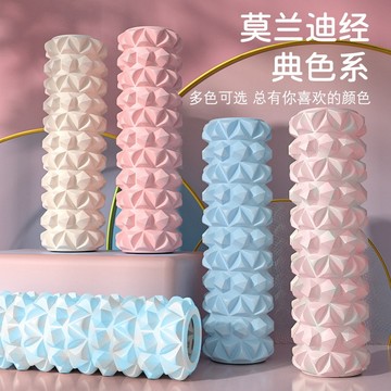 【台灣現貨】泡沫軸 瑜珈柱 泡沫滾軸 瘦腿神器 狼牙瑜伽柱 滾筒 按摩滾輪 瑜珈滾輪 腿部按摩 按摩軸 普拉提 AB