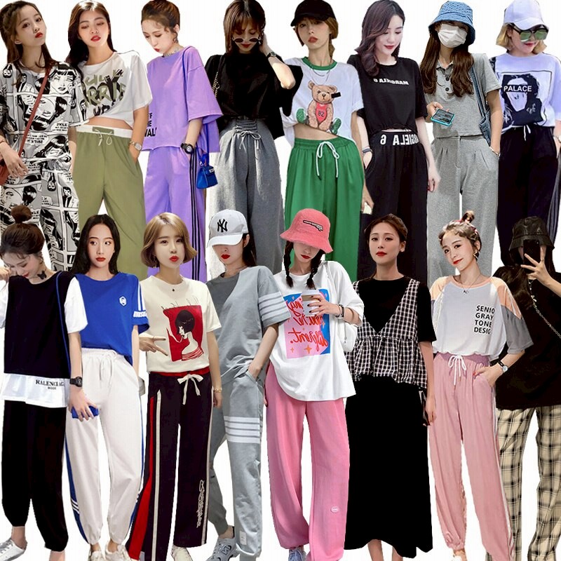 レディース セットアップ 韓国 ジャージ 上下2点セット 半袖 Tシャツ パンツ 運動スーツ 通販 Lineポイント最大1 0 Get Lineショッピング