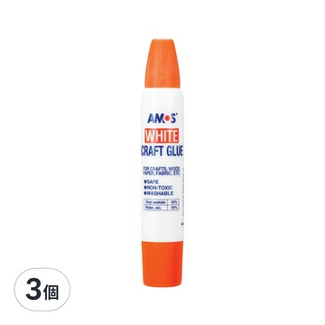 AMOS 阿摩司 White Craft Glue 安全 可水洗  34ml  3個