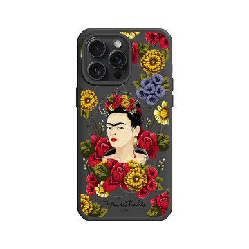 iPhone 15 Pro Max SolidX 黑 - Frida Kahlo - 卡蘿與花
