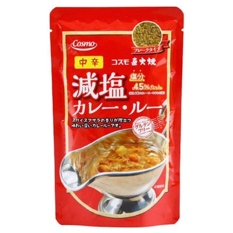 直火焼 45％減塩カレールー中辛 110g