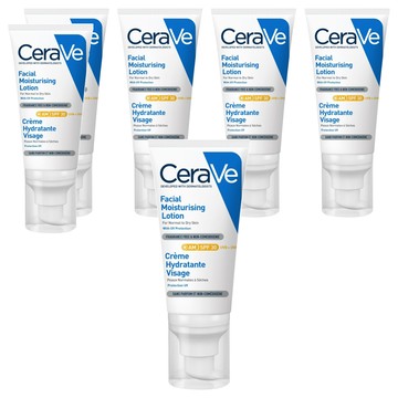 CeraVe 適樂膚 溫和清爽保濕防曬乳 SPF30  6個  52ml