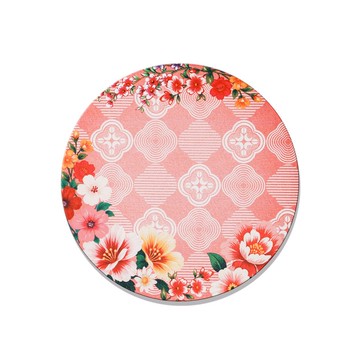 老屋顏 – 台灣花布杯墊 – 花布海棠