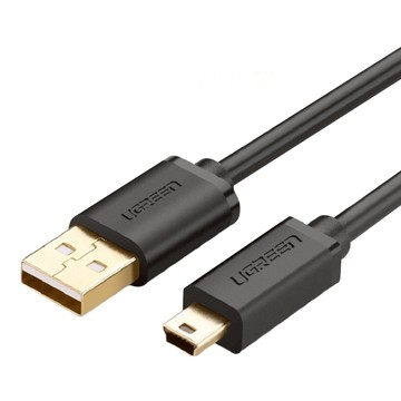 UGREEN 綠聯 USB-A-Mini USB傳輸線  1.5m  黑色  1條