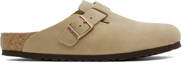 Birkenstock 棕色 Regular Boston 穆勒鞋