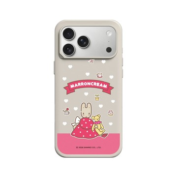 iPhone 17 Pro Max SolidX 貝殼灰 - 三麗鷗-兔媽媽 Marron Cream - 兔媽媽與小熊