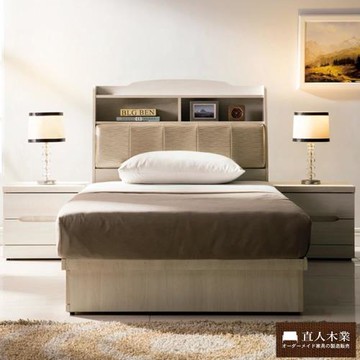 【直人木業】COCO白橡3.5尺單人加大床組