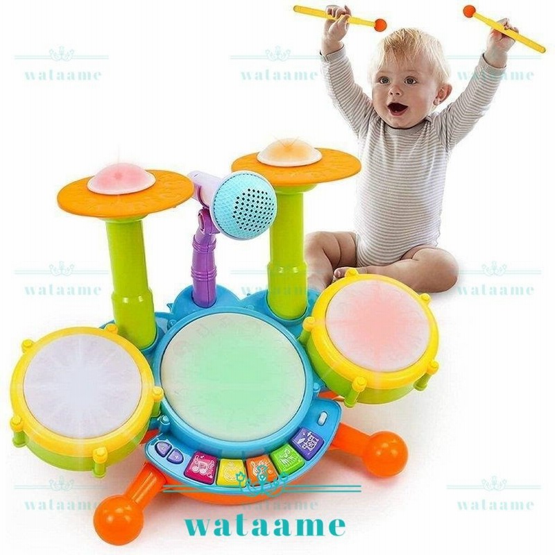 ベビーおもちゃ 音楽おもちゃ子供 キッズドラムセット ミュージカルおもちゃ 2 3 4歳 ピアノ鍵 通販 Lineポイント最大5 0 Get Lineショッピング
