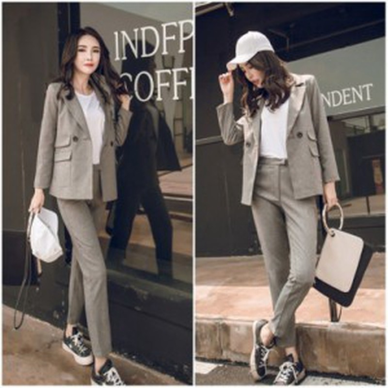 パンツスーツ レディース 卒業式 セットアップ 上下二点セット 長袖 フォーマル スーツ セレモニースーツ 結婚式 通勤 面接 おしゃれ W17 通販 Lineポイント最大get Lineショッピング