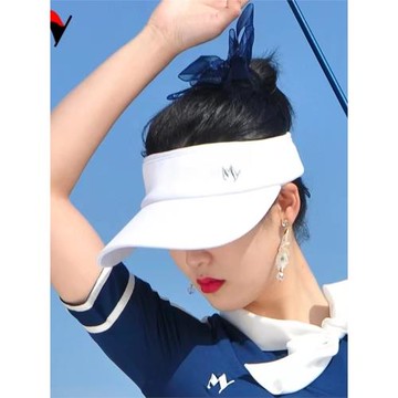 高爾夫帽子女士太陽球帽夏季速干運動防曬空頂帽子遮陽透氣精品