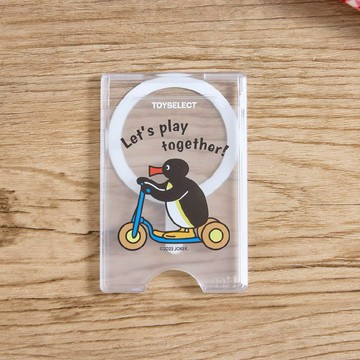 【TOYSELECT】PINGU玩滑板車MagSafe磁吸卡片夾