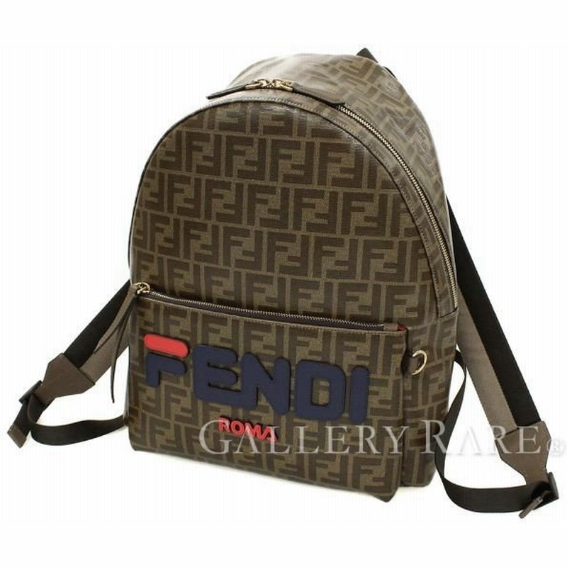 フェンディ バックパック Filaコラボ Ffロゴ 7vz042 Fendi リュックサック パテント メンズ フィラ ブラウン 通販 Lineポイント最大0 5 Get Lineショッピング