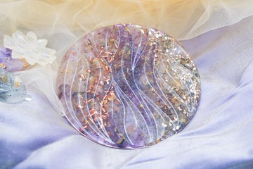 藤漫紫—多多喝水奧根杯墊