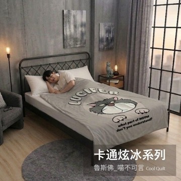 戀家小舖【喵不可】涼感被 雙人尺寸 魯斯佛 卡通 炫冰系列 迪士尼 台灣製
