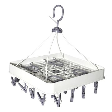 多用晾晒架 PP聚丙烯材質 32x32cm  1個  方形 混合顏色