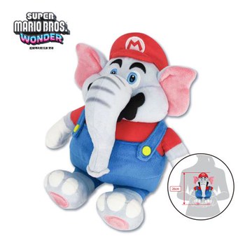 任天堂正版授權娃娃 Switch 瑪利歐 驚奇 大象瑪利歐 玩偶 娃娃
