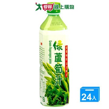 津津綠蘆筍汁600ML x24/箱【愛買】