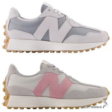 New Balance 327 休閒鞋 女鞋 復古 灰/灰粉【運動世界】WS327KAY-B/WS327KAZ-B