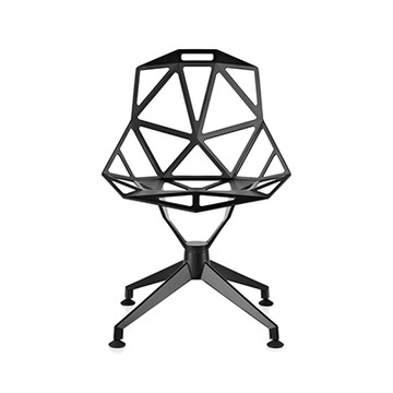 Chair One 4Star 旋轉單椅（俐落黑）