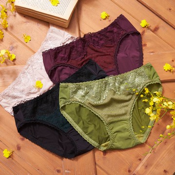 【瑪登瑪朵】無比集中 低腰三角內褲(黑/媚力紫/麥穗膚/松葉綠)