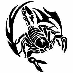 バイク かっこいい ステッカー スコーピオン サソリ 蠍 トライバル 11 右向き カッティングステッカー 全12色 車 おしゃれ ヘルメット 通販 Lineポイント最大1 0 Get Lineショッピング