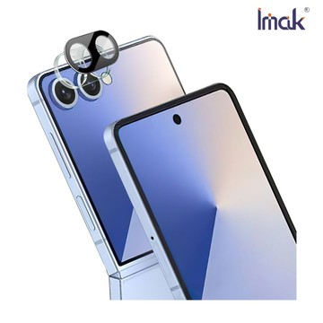 鏡頭貼  Imak 艾美克 SAMSUNG 三星 Galaxy Z Flip 7 5G 鏡頭玻璃貼(一體式)(曜黑版) 奈米吸附 鏡頭貼 鏡頭保護貼 鏡頭膜【愛瘋潮】