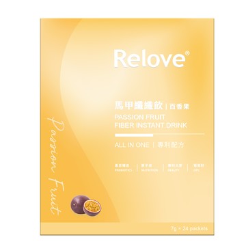 Relove 馬甲纖纖飲 百香果 7g x 24包  1盒
