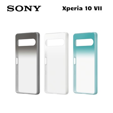 【SONY 索尼】Xperia 10 VII 原廠抗黃化透明漸層保護背蓋 XQZ-CBFE