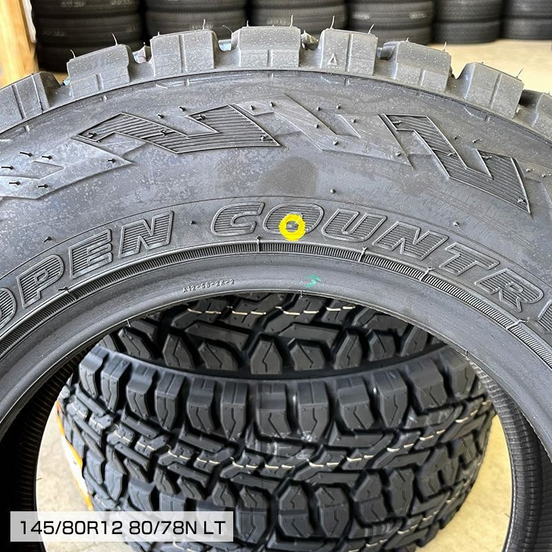 オープンカントリー RT 145/80R12 LT エンケイ サム タフ 12×4.0