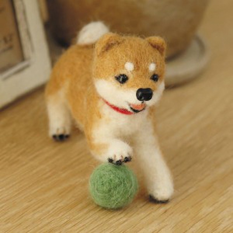 羊毛フェルトでうちのこをつくろう 柴犬 手作りキット 手芸キット ハマナカ 羊毛キット ペット イヌ いぬ ドッグ 中山みどり 通販 Lineポイント最大1 0 Get Lineショッピング