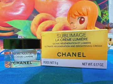 CHANEL 香奈兒奢華金燦煥白乳霜5ml 玻璃瓶 5ml 全新百貨專櫃貨（旅行用）2027.03