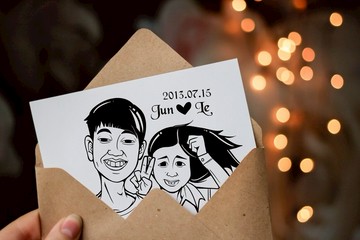 你好醜 (單色/2人)。客製化/電繪/Q版人像/畫像