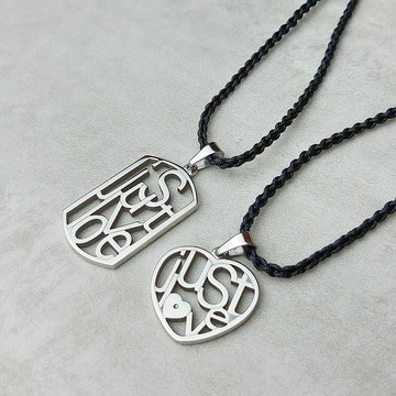 Just Love情侶頸繩 情侶頸鍊 男女頸繩 頸繩【自選顏色】TN001