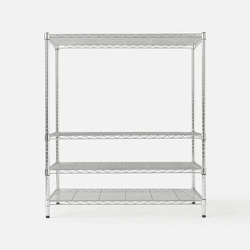 特力屋鍍鉻四層架寬106*深60*高120公分