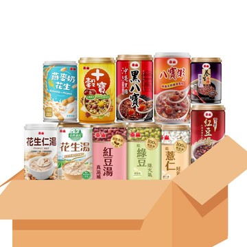 【蝦皮直營】泰山 熱銷國民點心系列 八寶粥/黑八寶/仙草蜜/台灣花生湯 24入/箱 拜拜必買 送禮 整箱買最划算