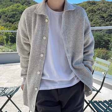 正韓雜糧感翻領鈕扣針織上衣 4色 YUPPIE 現貨優惠商品