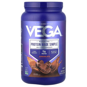 Vega, 植物基簡單蛋白質，黑巧克力味，2 磅 4.3 盎司（1.03 千克）