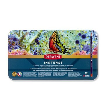 【DERWENT 德爾文】 INKTENSE 水墨色鉛72色-鐵盒裝 DW2301843【APP滿額下單10%點數(單一帳號最高5000點)】1/31止