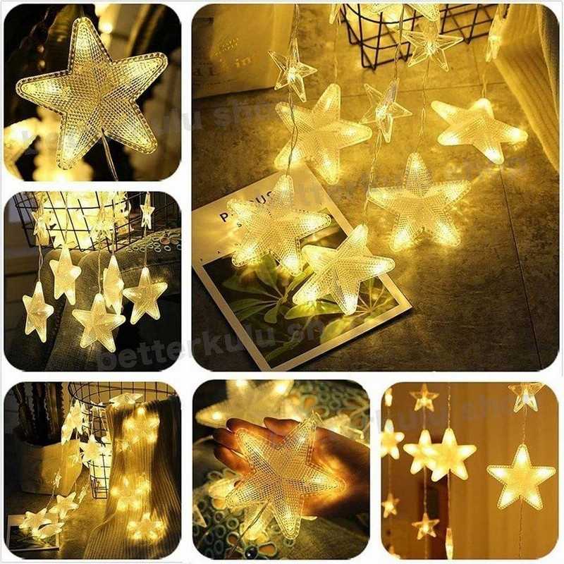 買い誠実 3m20LED イルミネーションスターライト 星 電気ライト フェアリー 電池式