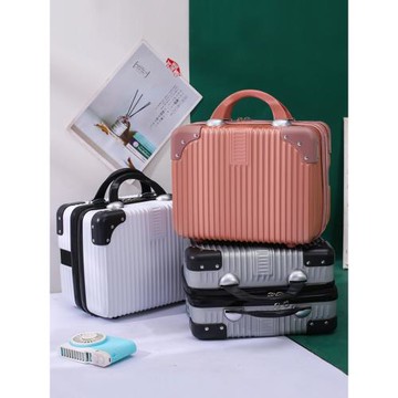 14寸手提行李箱女小型密碼箱新款2025便攜皮箱迷你收納箱化妝箱子
