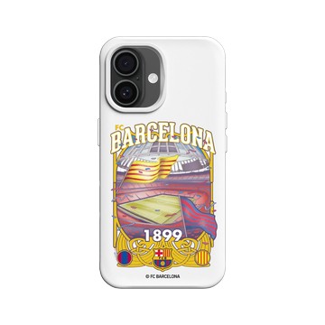 iPhone 16 SolidX 白 - FC Barcelona - Camp Nou Legacy